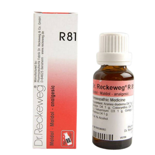 Buy Dr. Reckeweg R81 Analgesic Drops from DrMediCart, Ship from India to USA