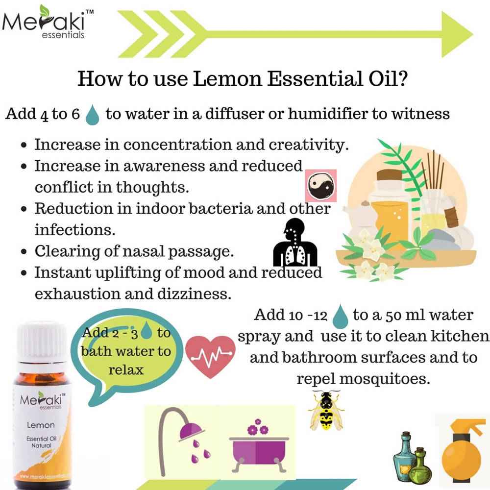 Meraki Essentials Lemon Essential Oil