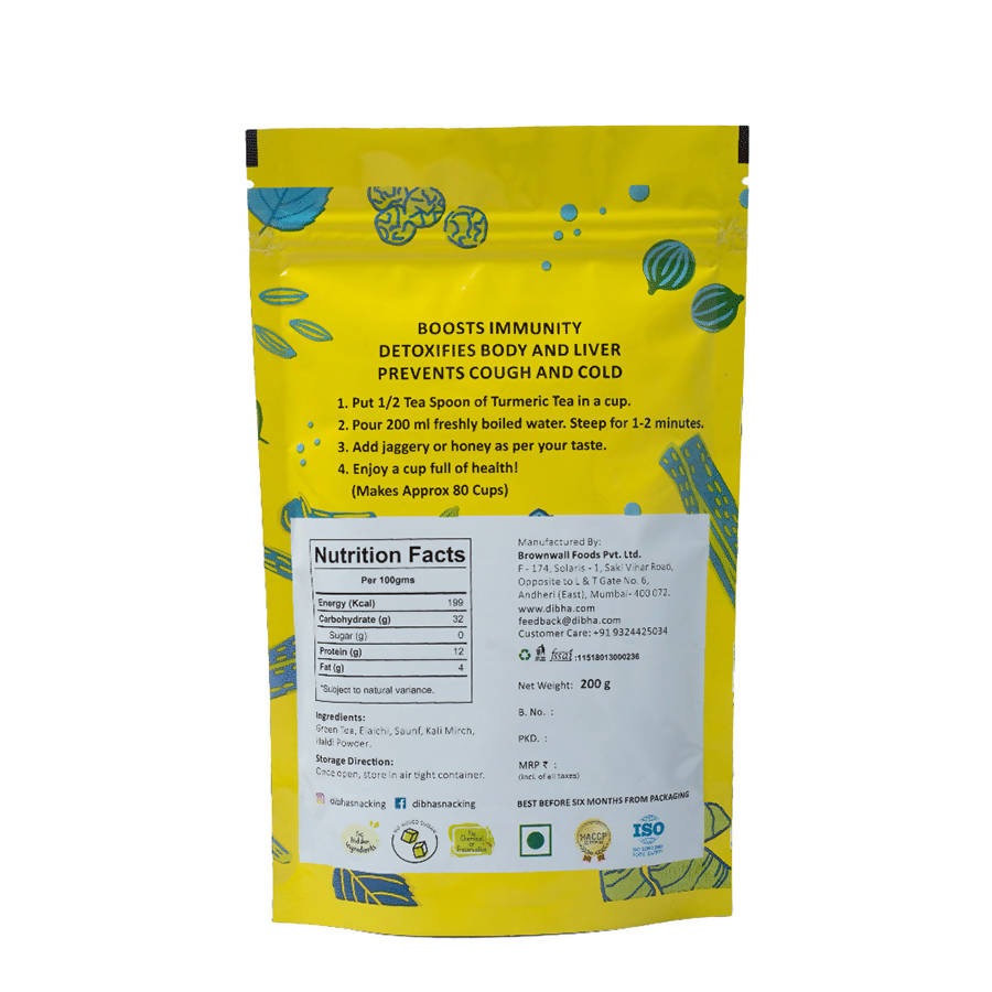 Dibha Nanima Ke Nuskhe Turmeric Tea Powder