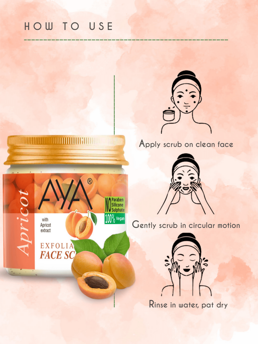 AYA Apricot Exfoliating Face Scrub