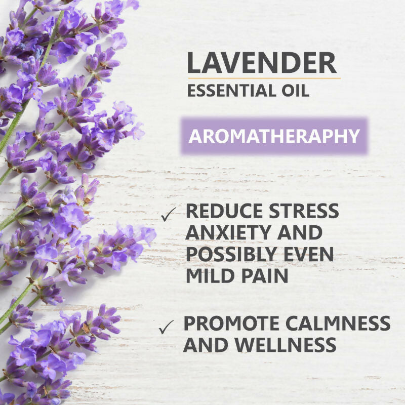 Skiura Nature 100% Natural Lavender Essential Oil For Hair, Skin & Aroma