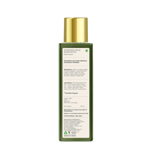 Buy Forest Essentials Ayurvedic Head Massage Oil With Onion Juice from DrMediCart, Ship from India to USA