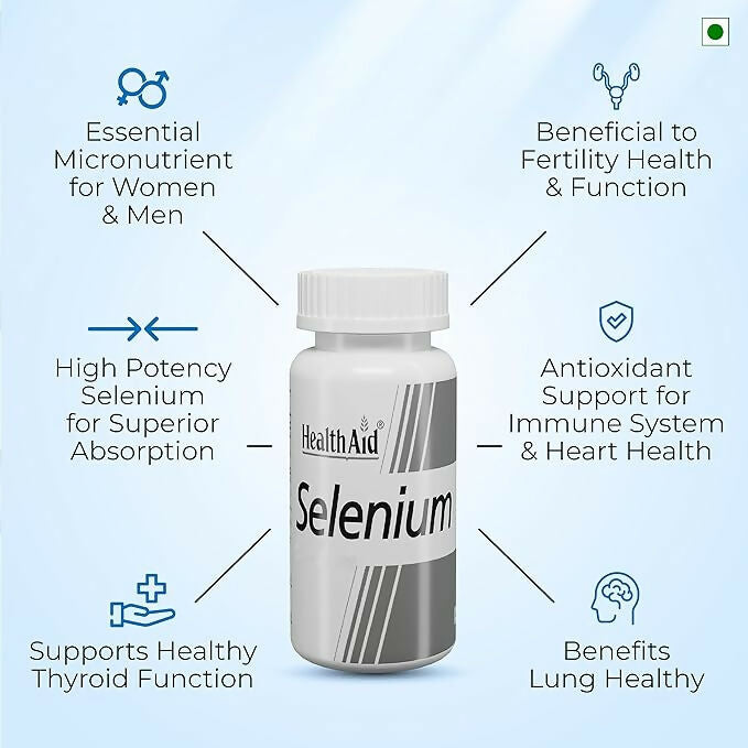 HealthAid Selenium 200 mcg Tablets