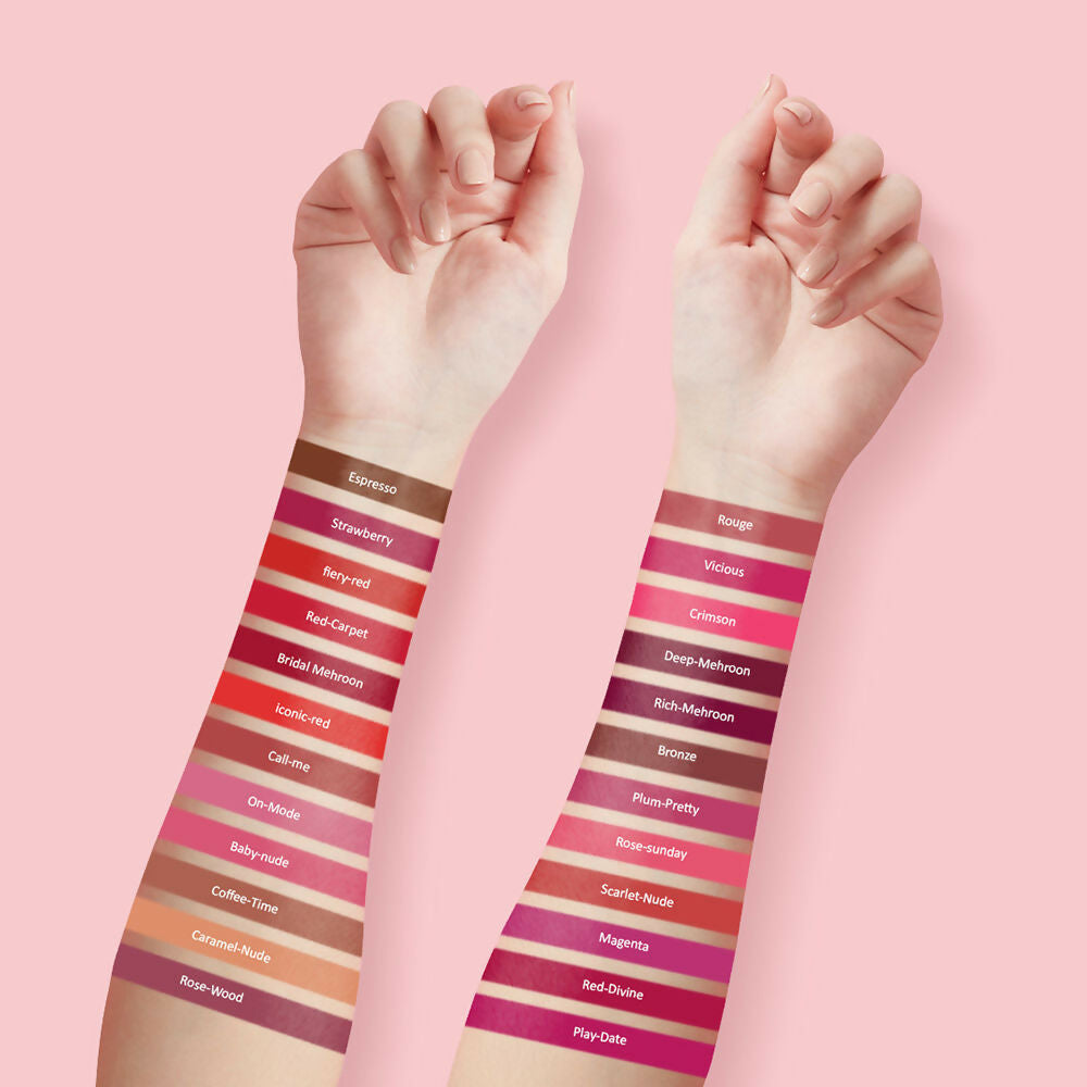 Colors Queen Hold Up Full Day Non Transfer Lipstick - Red Carpet