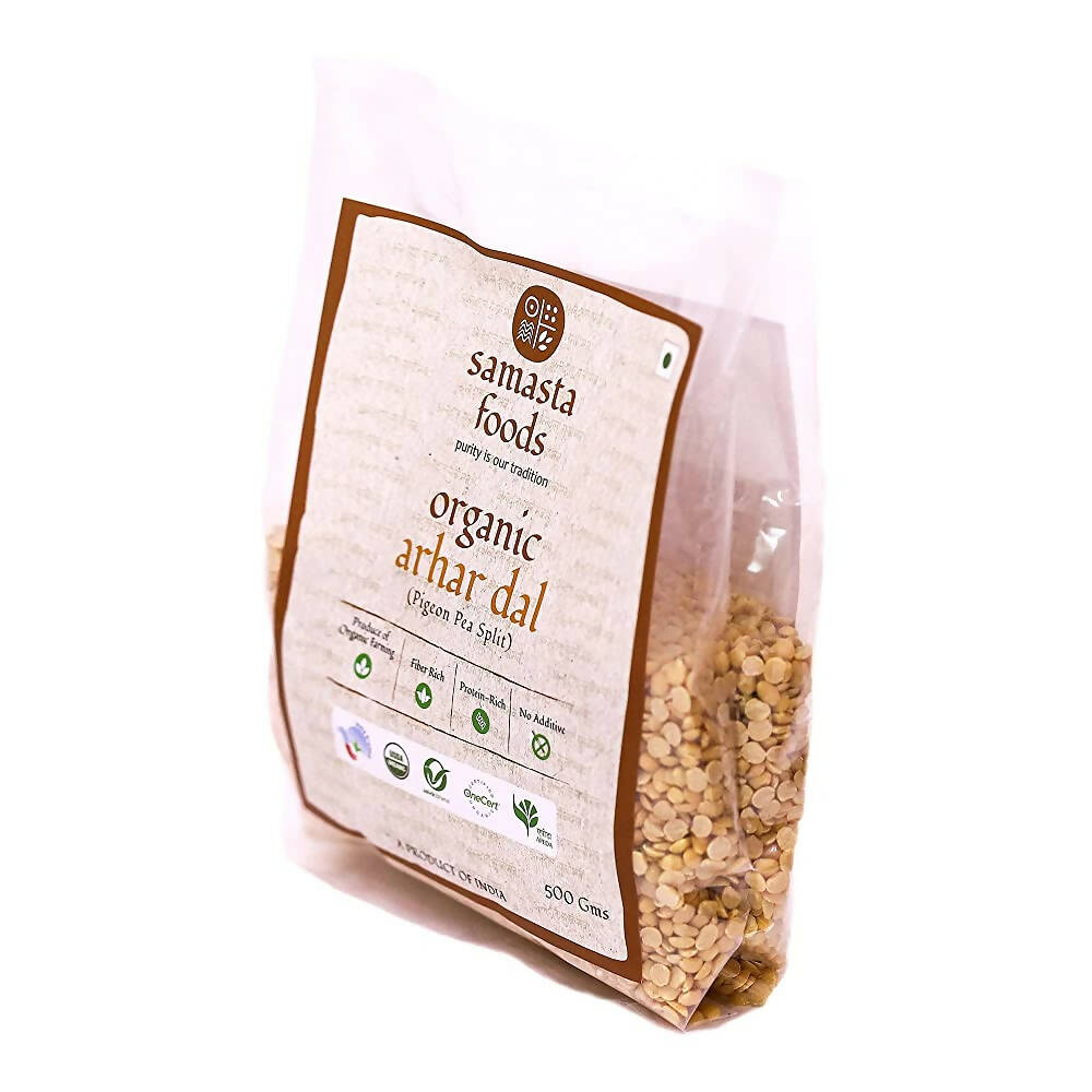 Samasta Foods Organic Arhar Dal (Pigeon Pea Split)