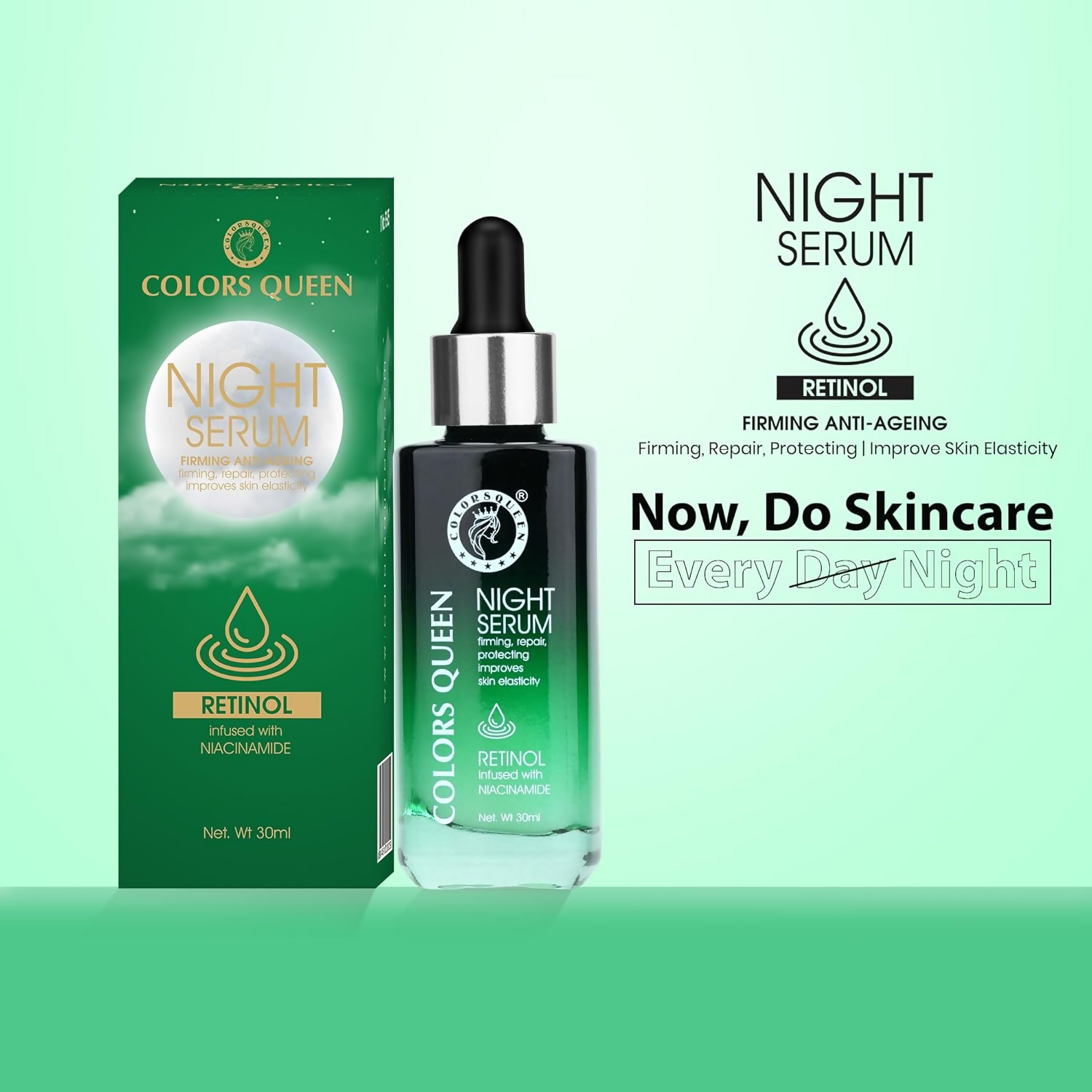 Colors Queen Retinol Night Serum Reduce Fine Lines & Wrinkle