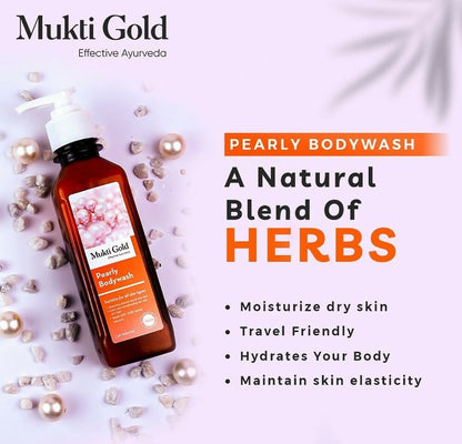 Axiom Mukti Gold Pearly Body Wash