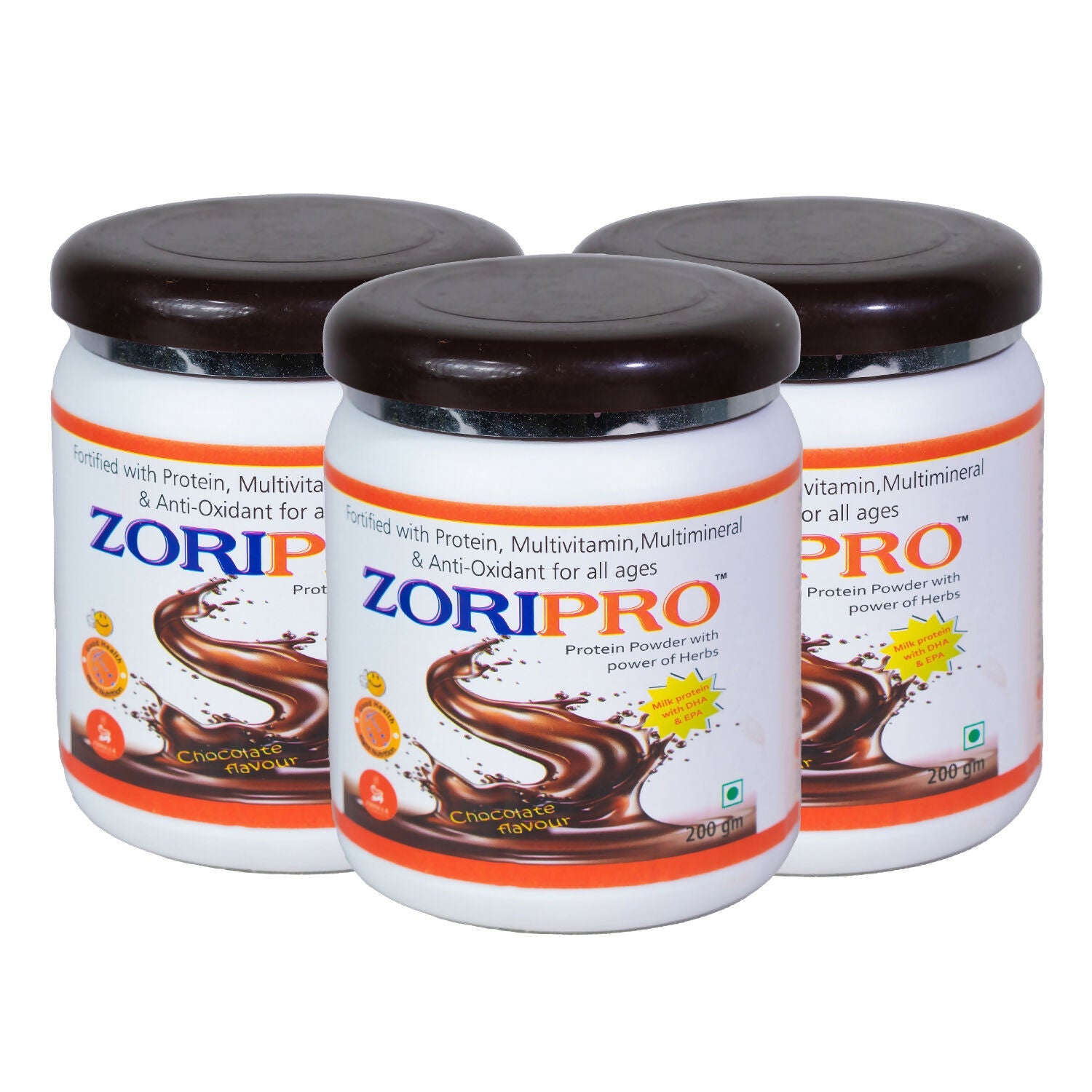 Zorilla Life Science Zoripro Protein Powder - Chocolate I Multivitamin I Multimineral I Anti-Oxidant for all ages I with Power of Herbs