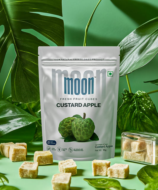 Moon Freeze Dried Custard Apple Cubes