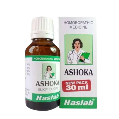 Buy Haslab Homeopathy Ashoka Elixir Drops from DrMediCart, Ship from India to USA