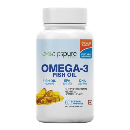 Alpspure Nutra Omega 3 Fish Oil Capsules
