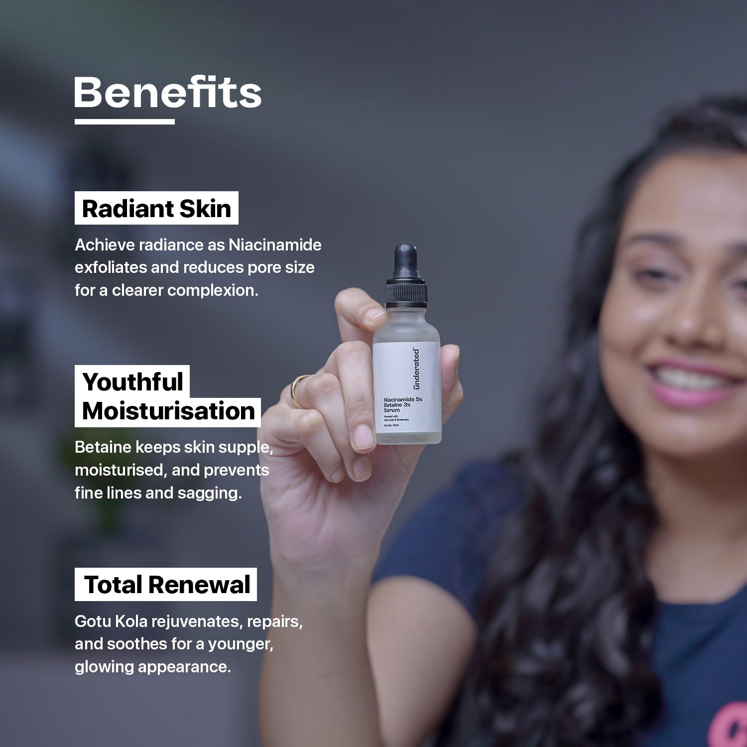 Underated 5% Niacinamide & 3% Betaine Serum