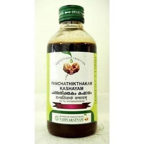 Buy Vaidyaratnam Panchathikthakam Kashayam from DrMediCart, Ship from India to USA