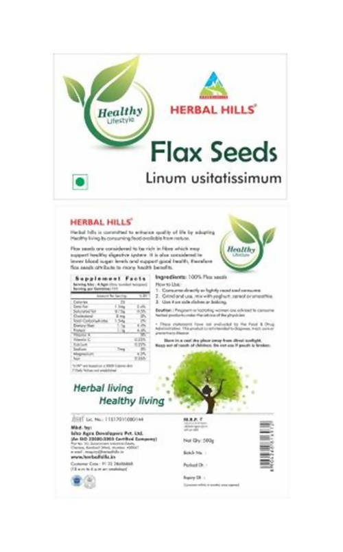 Herbal Hills Flax seeds Linum usitatissimum