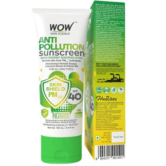 Buy Wow Skin Science Anti Pollution Sunscreen Lotion from DrMediCart, Ship from India to USA