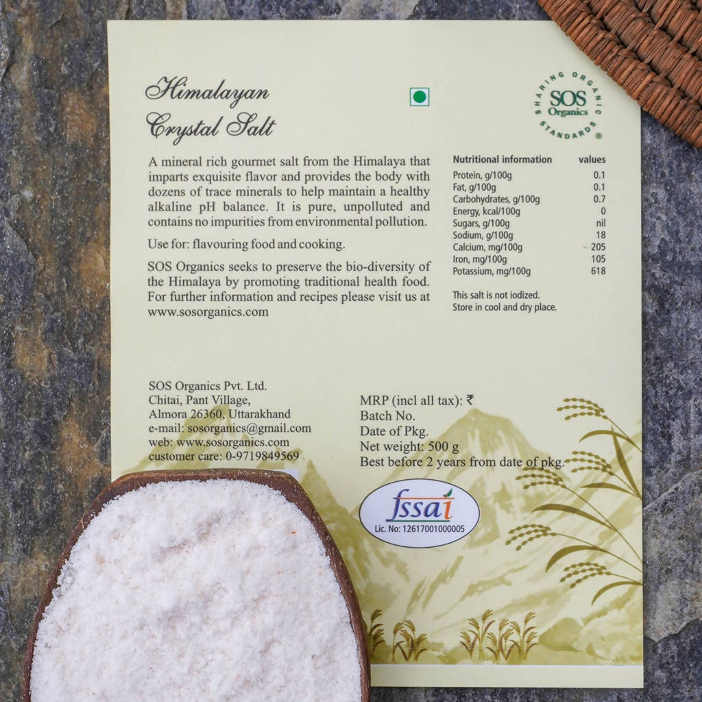 SOS Organics Himalayan Crystal Salt