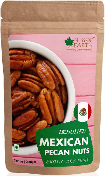 Buy Bliss of Earth Dehulled Mexican Pecan Nuts from DrMediCart, Ship from India to USA