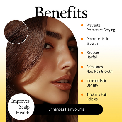 Indulgeo Essentials Luxuriant Hair Vitalizer 2.0 - Non Oily Serum For Hair Growth