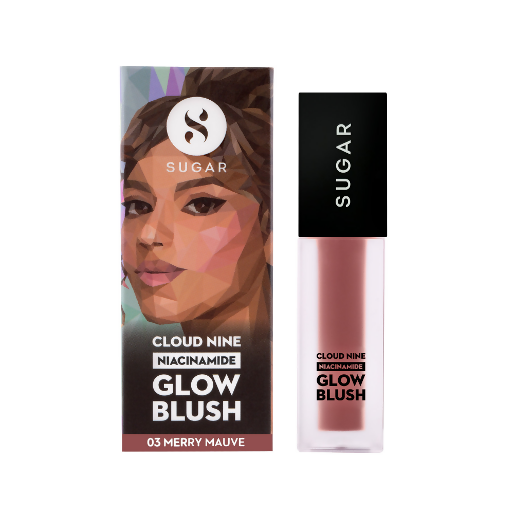 SUGAR Cloud Nine Niacinamide Glow Blush - 03 Merry Mauve