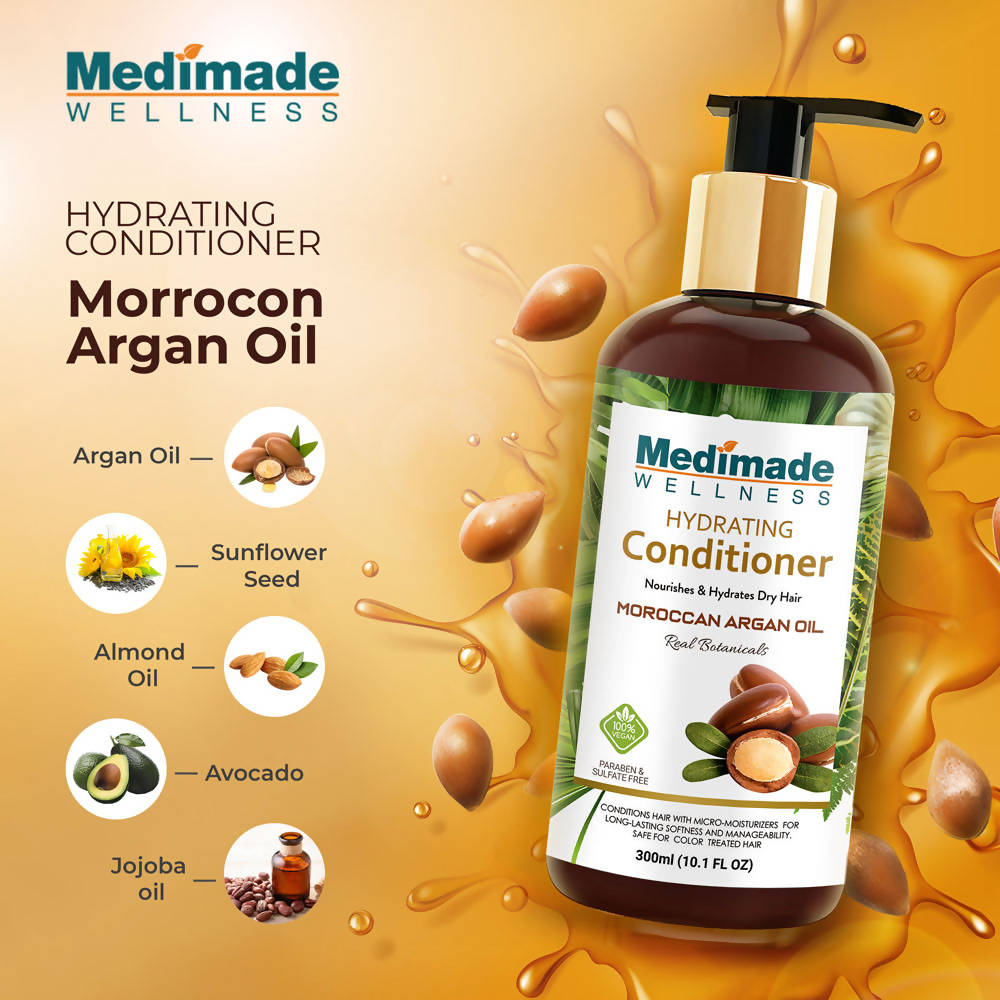 Medimade Wellness Hydrating Conditioner With Moroccan Argan Oil - DrMediCart