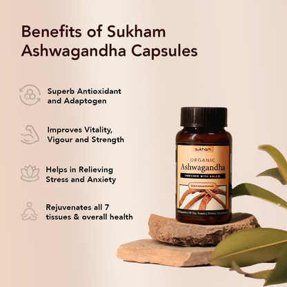 Sukham Organic Ashwagandha Capsule