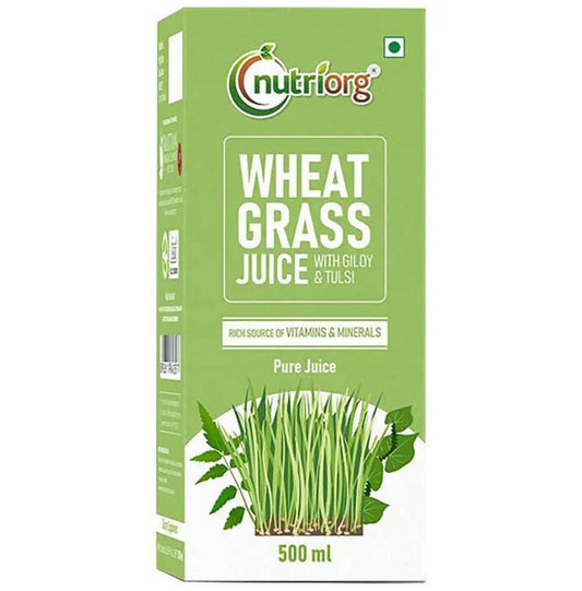 Nutriorg Wheat Grass Juice with Giloy & Tulsi