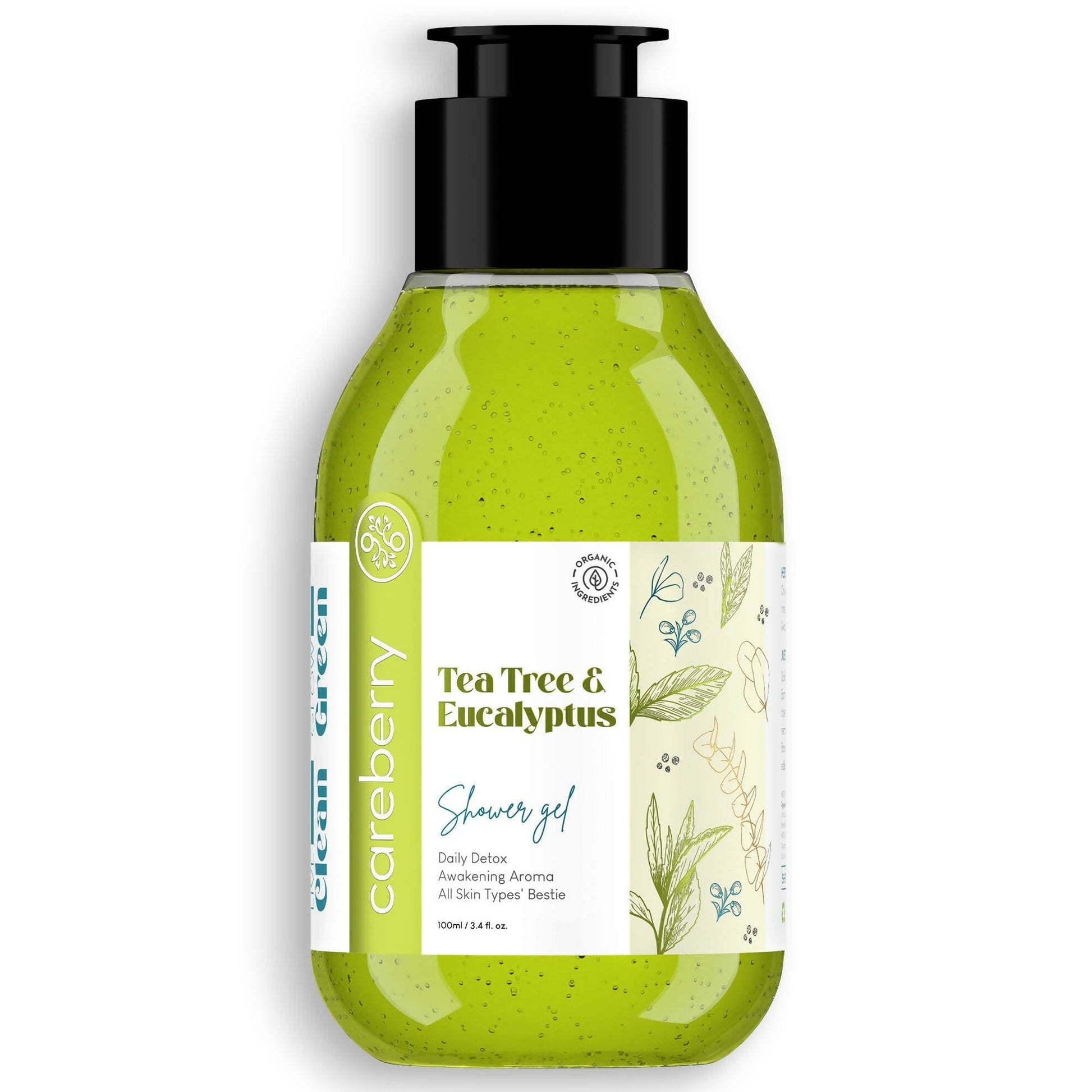 careberry tea tree eucalyptus oil shower gel buy in usa