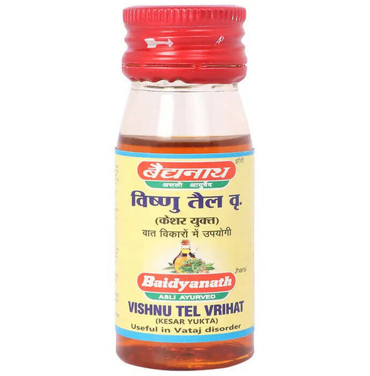 Buy Baidyanath Jhansi Vishnu Tel Vrihat (Kesar Yukta) from DrMediCart, Ship from India to USA