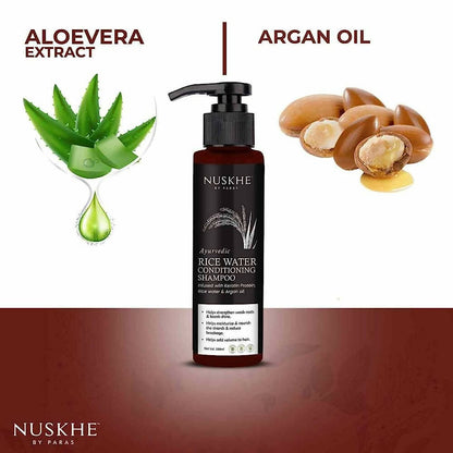 Nuskhe By Paras Ayurvedic Rice Water Conditioning Shampoo