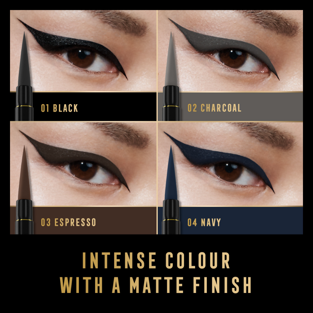 Max Factor Masterpiece Matte Liquid Eyeliner - Charcoal