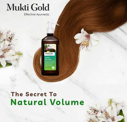Axiom Mukti Gold Herbal Hairwash (Dispenser)