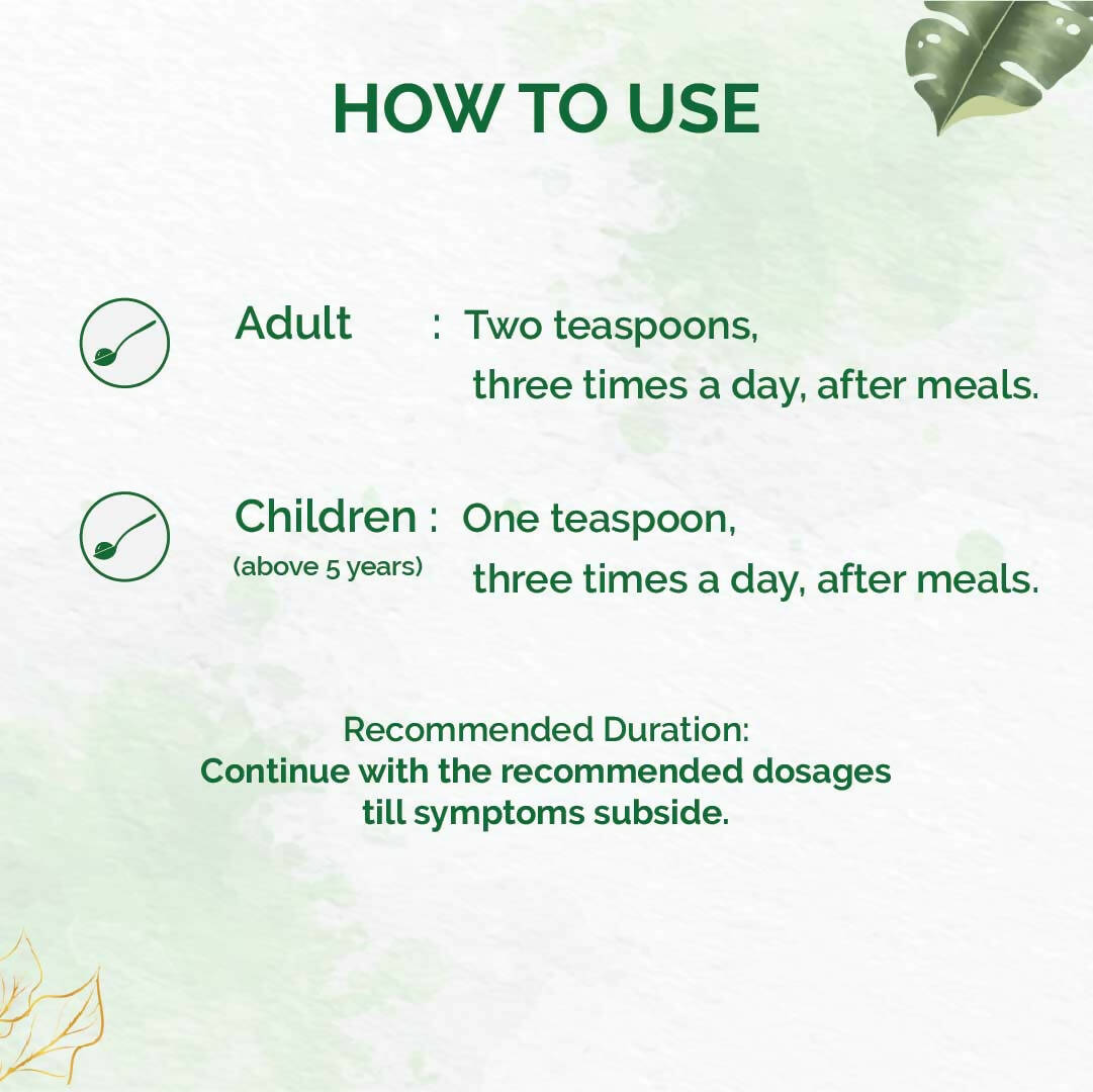 Dr. Vaidya's Tulsi Ginger Cough Syrup