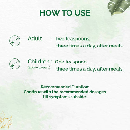 Dr. Vaidya's Tulsi Ginger Cough Syrup