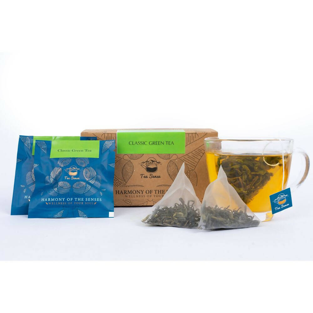 Tea Sense Classic Green Tea Bags Box - Drmedicart