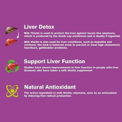 NutritJet Milk Thistle Veg Capsules