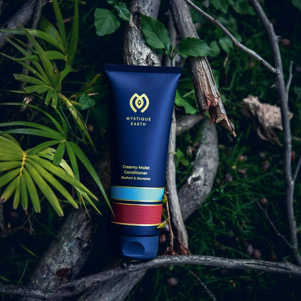 Mystique Earth Creamy Moist Conditioner With Richness Of Brahmi & Banana - DrMediCart