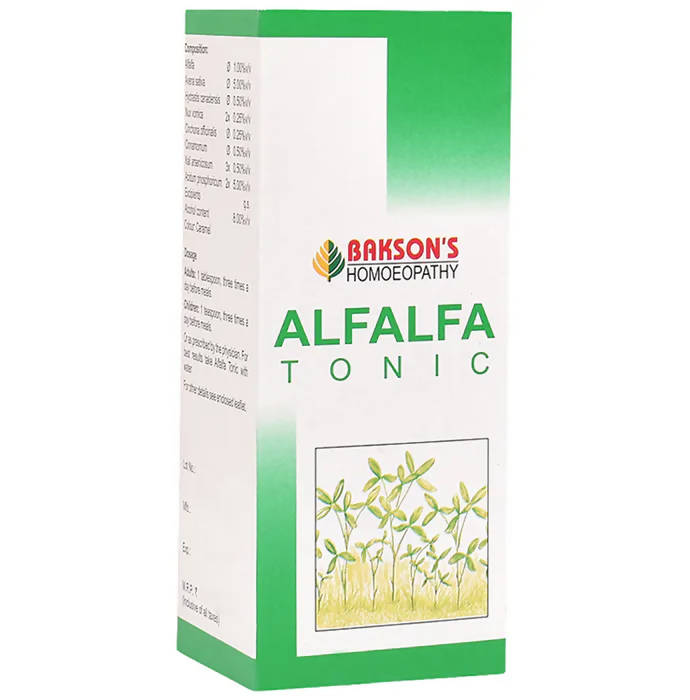 Buy Bakson's Homeopathy Alfalfa Tonic from DrMediCart, Ship from India to USA