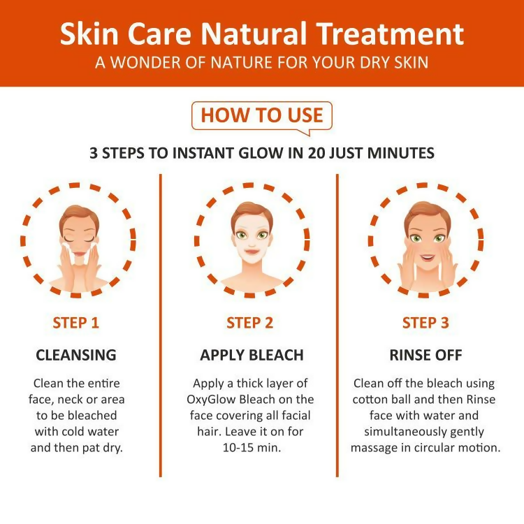 Oxyglow Herbals Papaya Bleach Cream