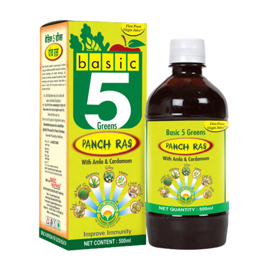 Buy Basic Ayurveda Basic 5 Green Panch Ras from DrMediCart, Ship from India to USA
