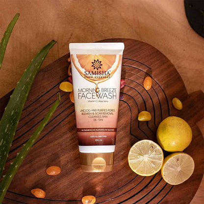 Samisha Organic Morning Breeze Face Wash - DrMediCart