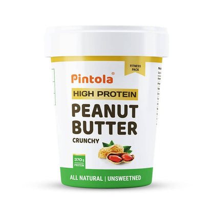Pintola High Protein Natural Crunchy Peanut Butter