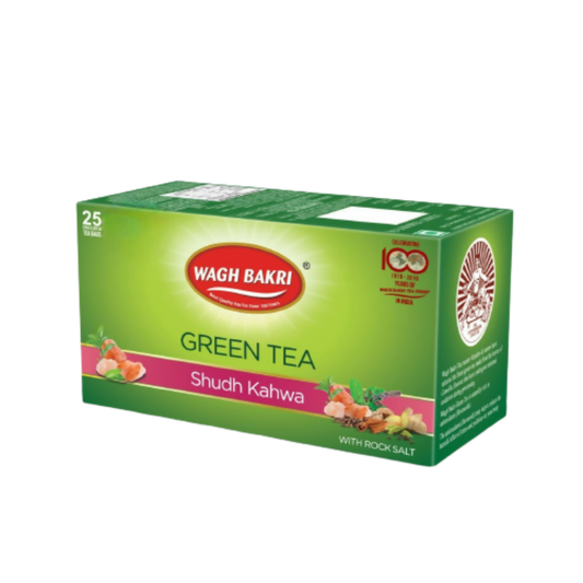 Buy Wagh Bakri Shudh Kahwa Green Tea Bags from DrMediCart