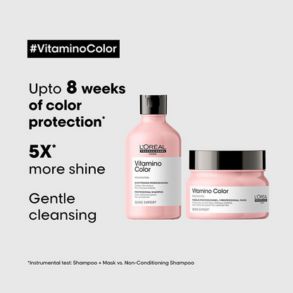 L'Oreal Professionnel Vitamino Color Shampoo & Hair Mask, Serie Expert