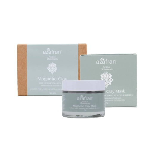 Azafran Active Botanicals Magnetic Clay Mask (Clay Soap Combo) - DrMediCart
