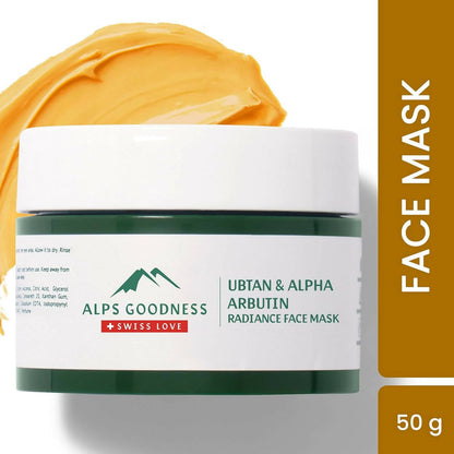 alps goodness ubtan alpha arbutin radiance clay face mask buy in usa