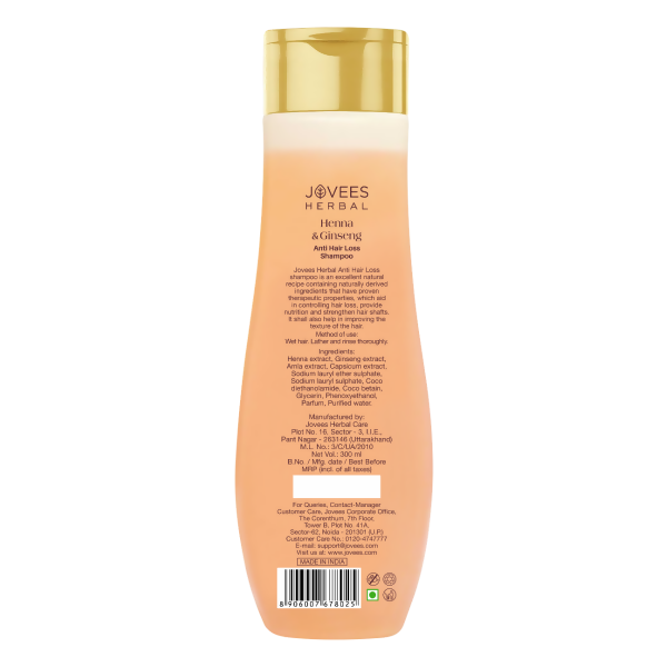 Jovees Henna & Ginseng Anti Hair Loss Shampoo