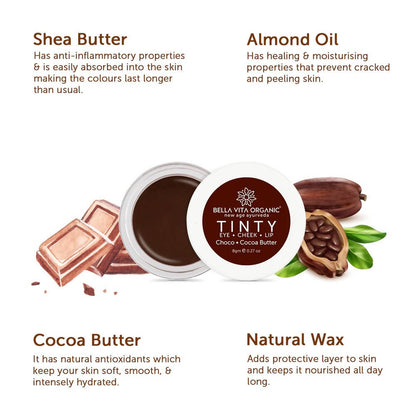 Bella Vita Organic Choco 3 in 1 Lip Tinty Blush