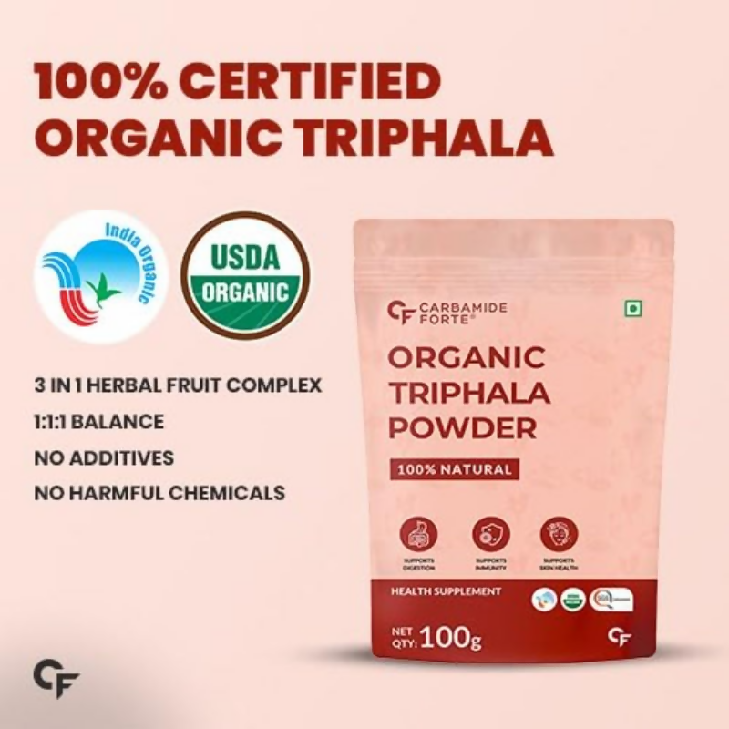 Carbamide Forte Organic Triphala Powder