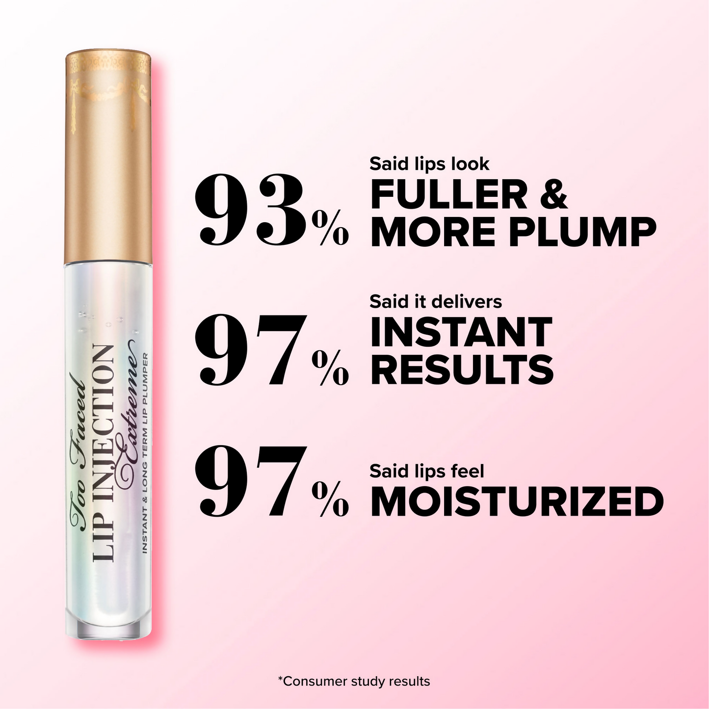 Too Faced Lip Injection Extreme Lip Plumper (Lip Gloss)- Original - Travel Size