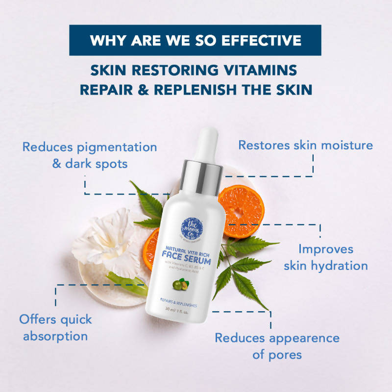 The Moms Co Natural Vita Rich Face Serum - Drmedicart